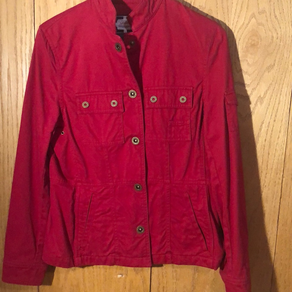 Lauren  Vintage Naval Supply Company Red Jacket - Size Small
